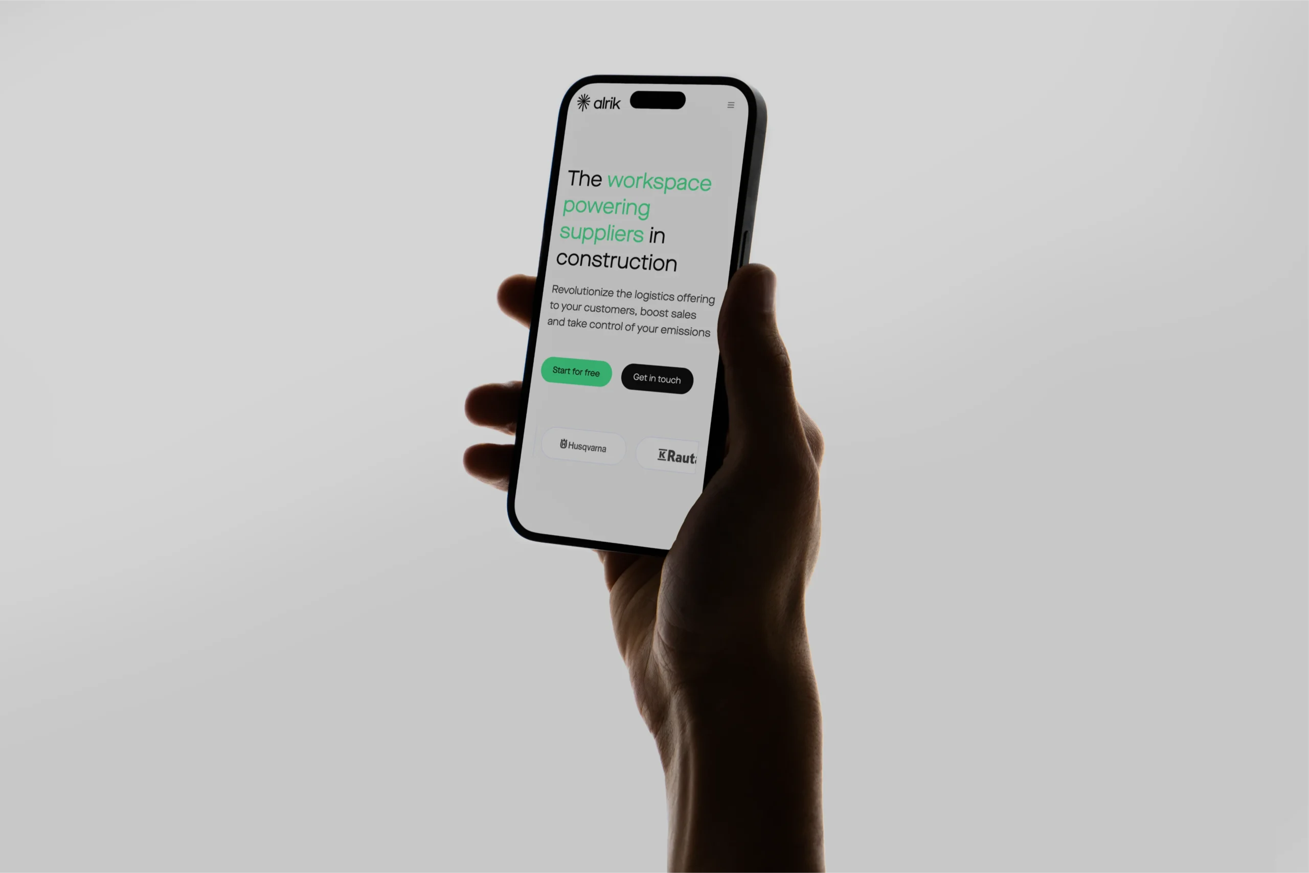 Alrik Mobile Website